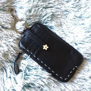 Brighton black phone pouch with card slots